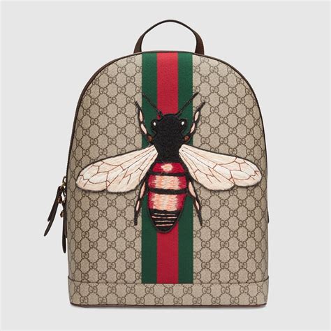 gucci web animalier backpack with bee|Gucci Men's Web Animalier Backpack with Bee .